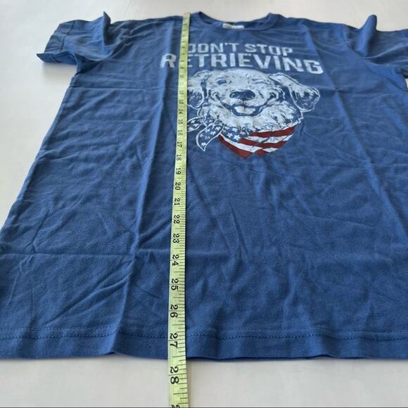 NEW State of Mine Men’s Don’t Stop Retrieving Blue Short Sleeve Graphic T Shirt - Picture 7 of 8